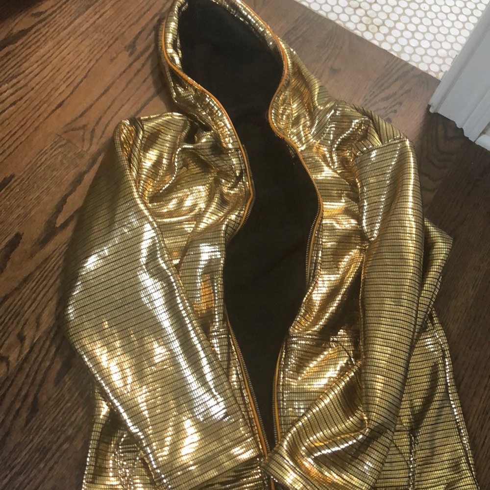 gold  rave sweatshirt